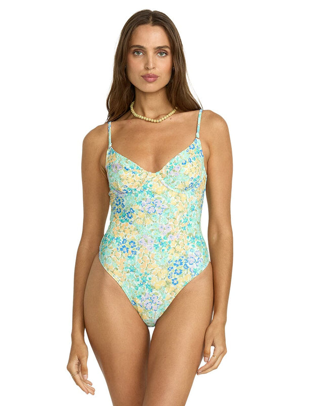 BILLABONG Women's Morning Swell Morgan One-Piece Swimsuit Multi Women's One Pieces Billabong 