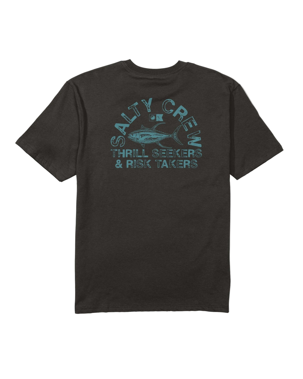 SALTY CREW Stamped Classic T-Shirt Black Men's Short Sleeve T-Shirts Salty Crew 