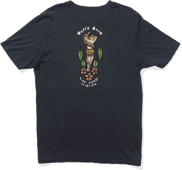 SALTY CREW Old School Vintage T-Shirt Vintage Black Men's Short Sleeve T-Shirts Salty Crew 