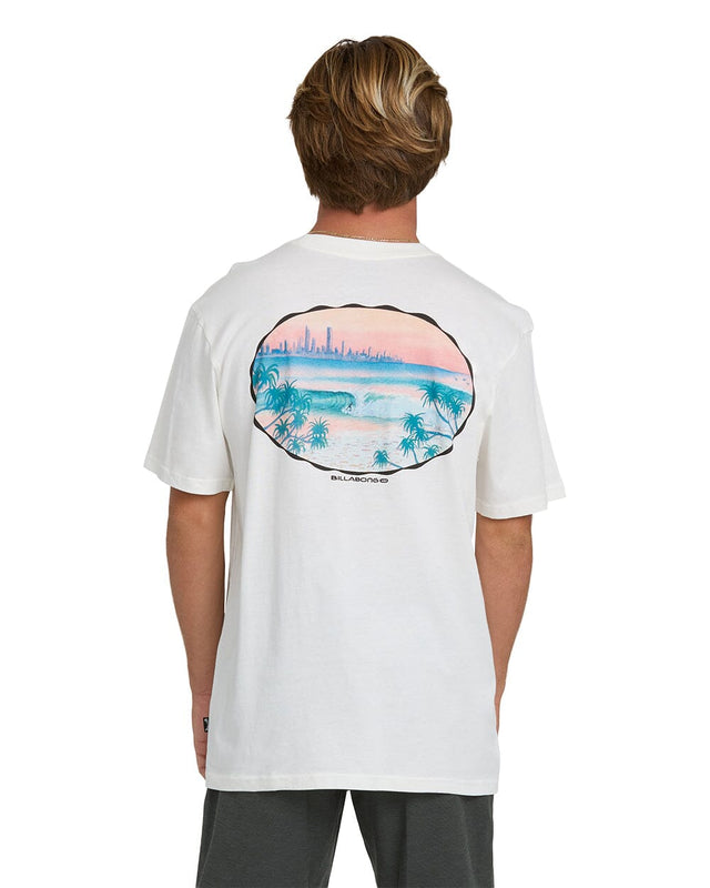 BILLABONG Nanda Ormond Burleigh Heads Premium T-Shirt Off White Men's Short Sleeve T-Shirts Billabong 