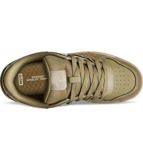 GLOBE Mojo 2.0 Shoe Olive/Gum Men's Skate Shoes Globe 