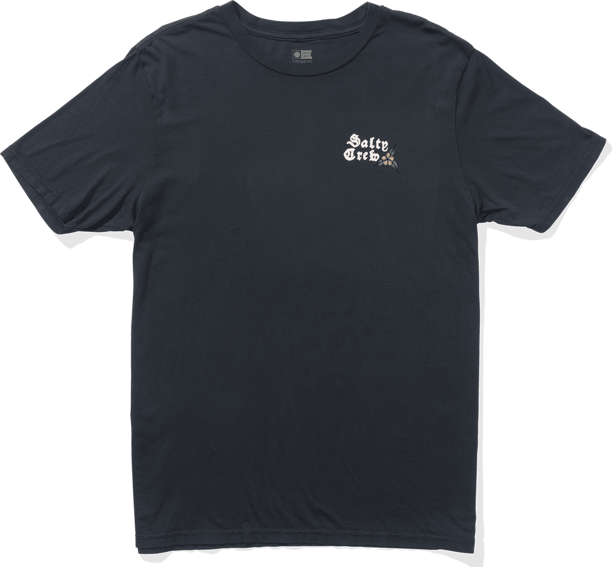 SALTY CREW Old School Vintage T-Shirt Vintage Black Men's Short Sleeve T-Shirts Salty Crew 