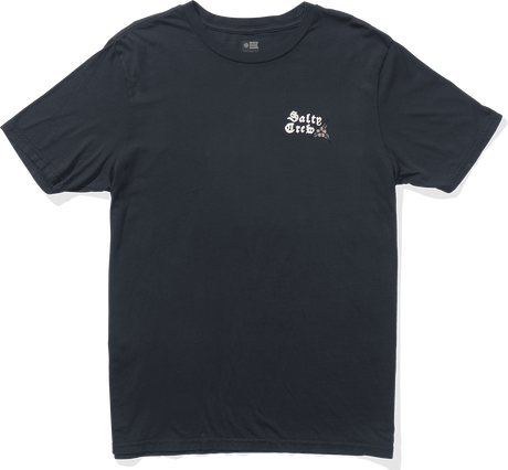 SALTY CREW Old School Vintage T-Shirt Vintage Black Men's Short Sleeve T-Shirts Salty Crew 