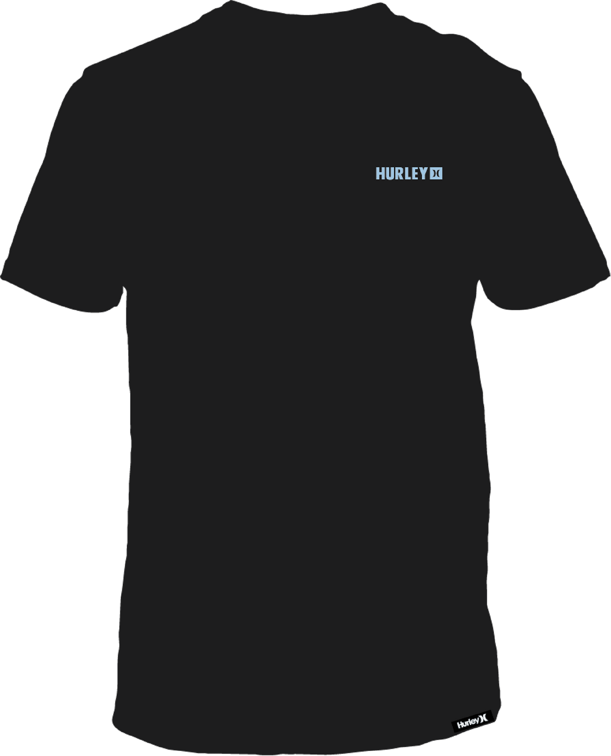 HURLEY Fern Gradient T-Shirt Black Men's Short Sleeve T-Shirts Hurley 