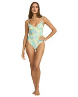 BILLABONG Women's Morning Swell Morgan One-Piece Swimsuit Multi Women's One Pieces Billabong 