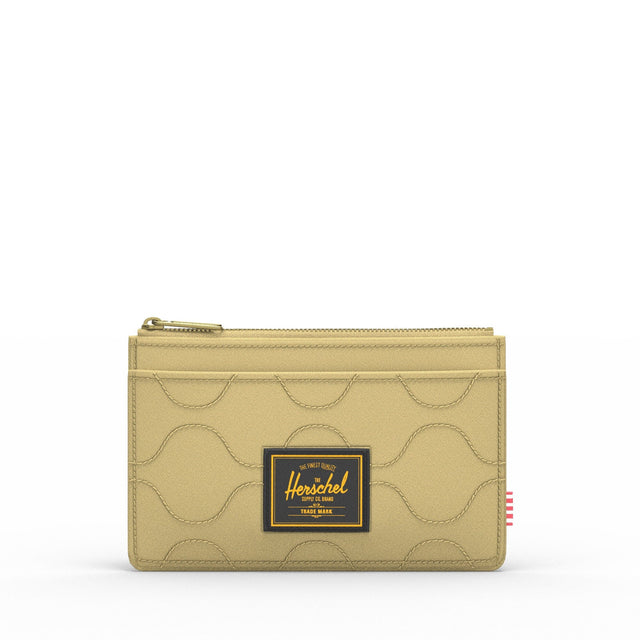 HERSCHEL Quilted Oscar Cardholder Khaki Tonal Men's Wallets Herschel Supply Company 
