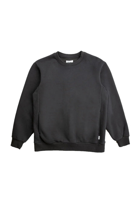 RHYTHM Classic Fleece Crew Vintage Black Men's Crewnecks Rhythm 