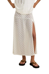 RHYTHM Women's Gigi Lace Maxi Skirt White Women's Skirts Rhythm 