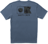 SALTY CREW Flagship Fill T-Shirt Slate Men's Short Sleeve T-Shirts Salty Crew 