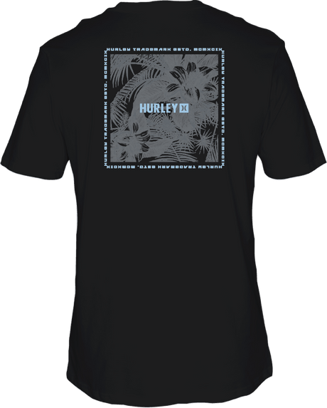 HURLEY Fern Gradient T-Shirt Black Men's Short Sleeve T-Shirts Hurley 