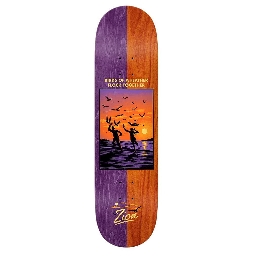REAL Zion Bright Side 8.5 Skateboard Deck Skateboard Decks Real 