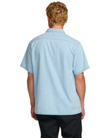 BILLABONG Occy Short Sleeve Button Up Cool Blue Boy's Short Sleeve Button Ups Billabong 