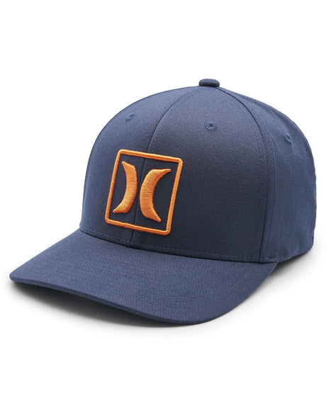 HURLEY Reflect Icon Flex Fit Hat Obsidian Men's Hats Hurley 