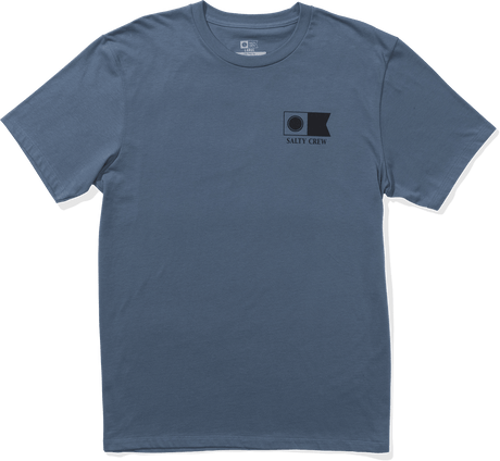 SALTY CREW Flagship Fill T-Shirt Slate Men's Short Sleeve T-Shirts Salty Crew 