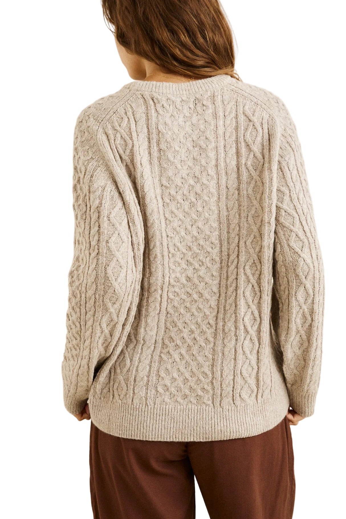RHYTHM Women's Mohair Oceanside Knit Sweater Sand Women's Sweaters Rhythm 