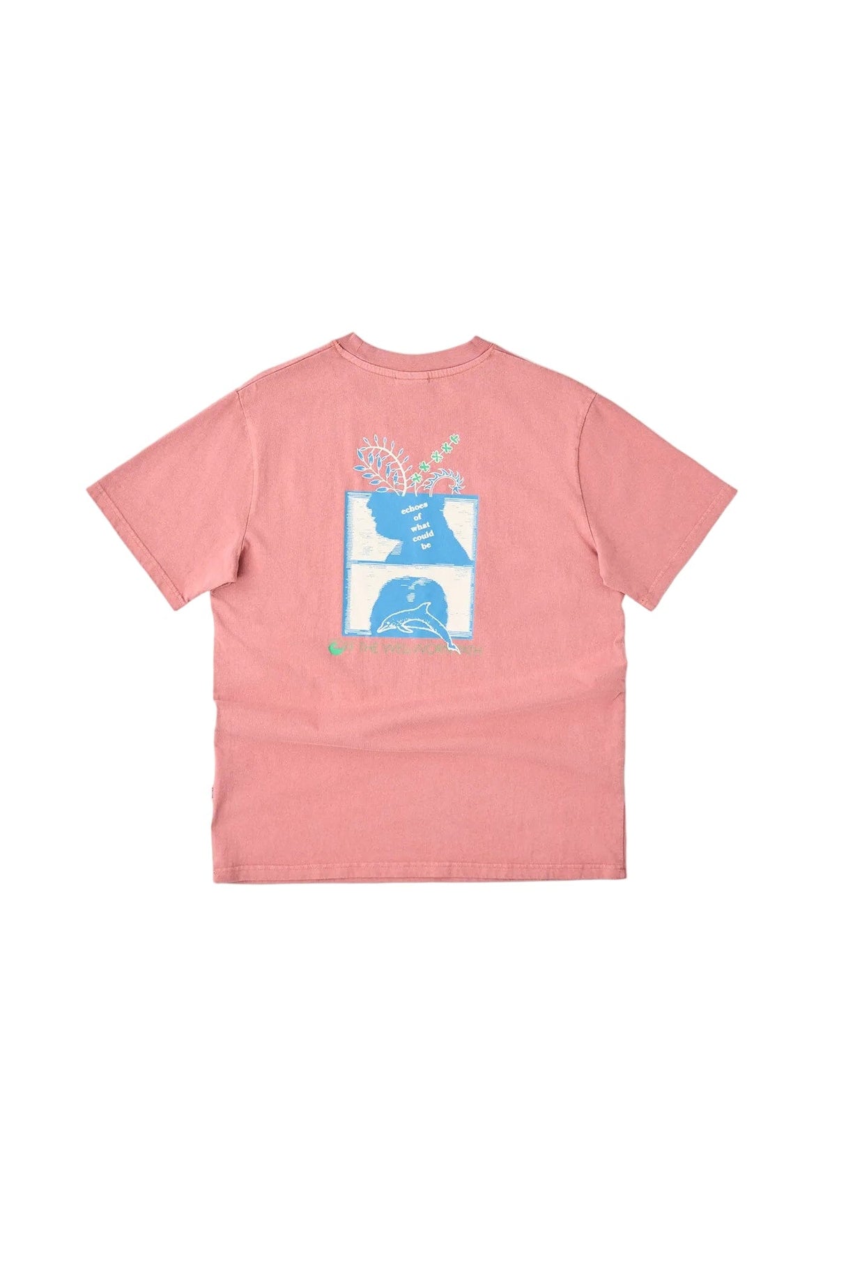 RHYTHM Echoes Vintage T-Shirt Dusty Rose Men's Short Sleeve T-Shirts Rhythm 