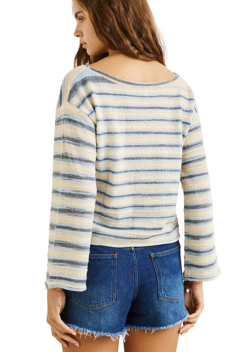 RHYTHM Women's Belle Knit Blue Men's Sweaters Rhythm 