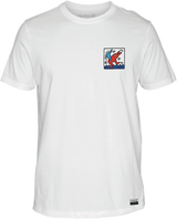 HURLEY Keith Haring Dolphin Ride T-Shirt White Men's Short Sleeve T-Shirts Hurley 