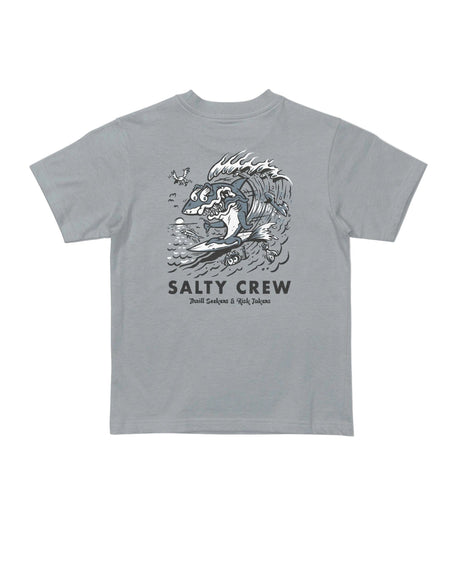 SALTY CREW Toddler Surf Shark T-Shirt Quarry Toddler Short Sleeve T-Shirts Salty Crew 