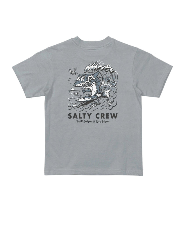 SALTY CREW Toddler Surf Shark T-Shirt Quarry Toddler Short Sleeve T-Shirts Salty Crew 
