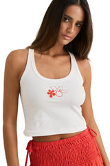 RHYTHM Women's Rhythm Tank White Women's Tank Tops and Halter Tops Rhythm 
