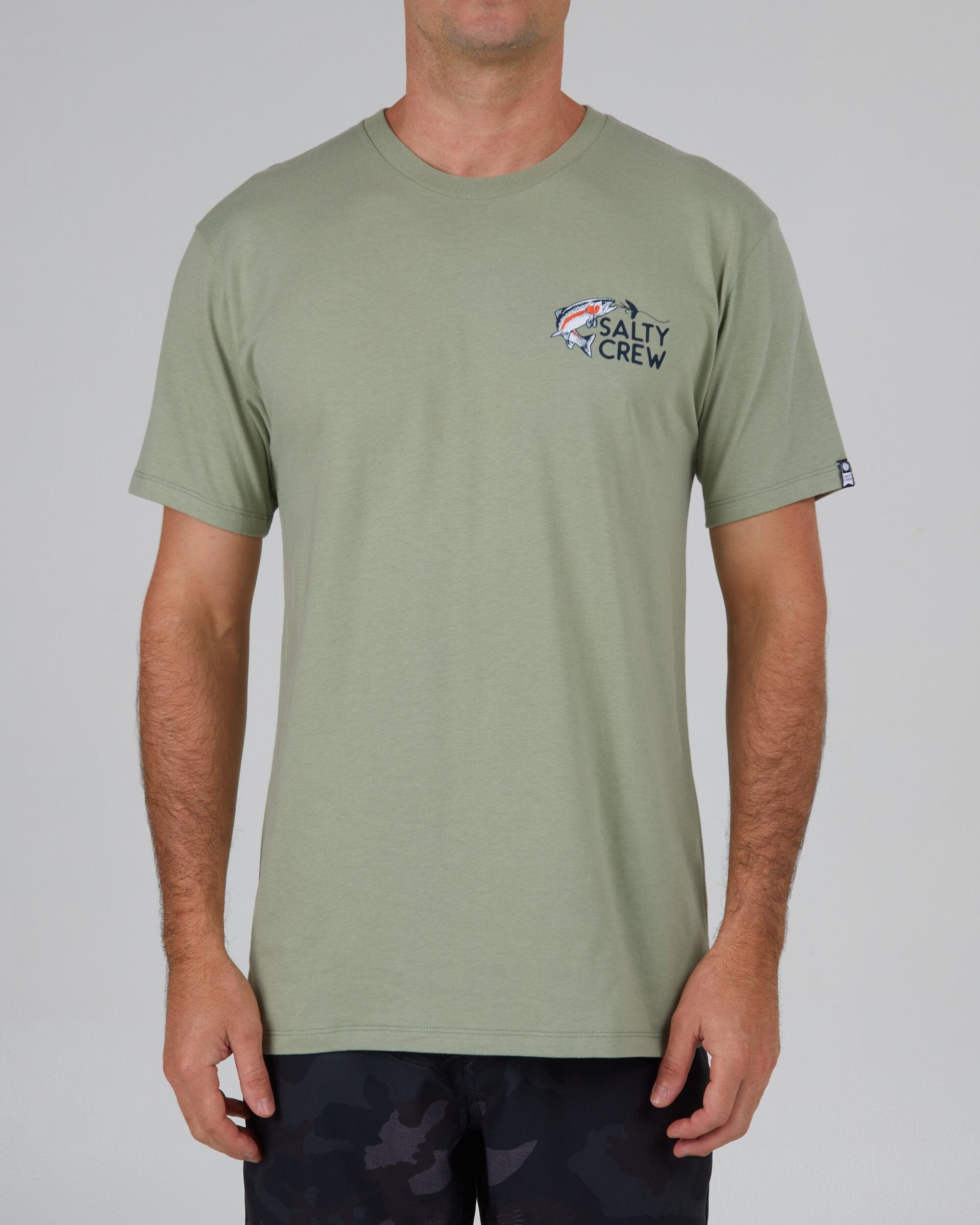 SALTY CREW Fly Trap T-Shirt Dusty Sage Men's Short Sleeve T-Shirts Salty Crew 