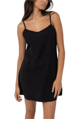 RHYTHM Women's Classic Slip Dress Black Women's Dresses Rhythm 
