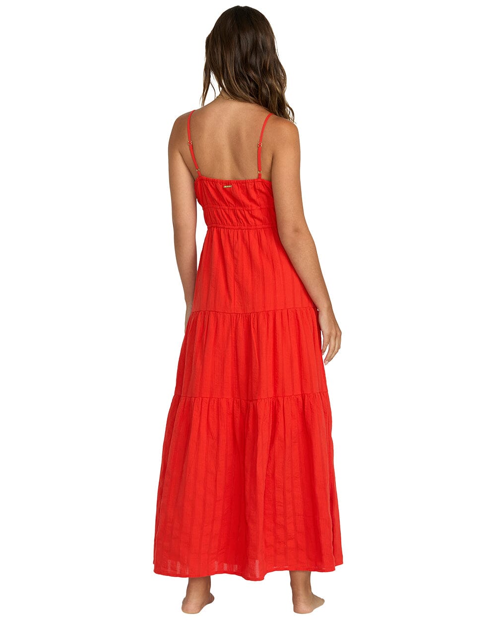 BILLABONG Women's Red Aloha Maxi Dress Red Aloha Women's Dresses Billabong 