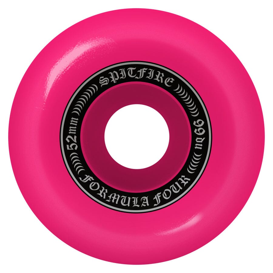 SPITFIRE F4 99A OG Classics Pink 52mm Skateboard Wheels Skateboard Wheels Spitfire 