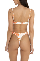 RHYTHM Women's Sanctuary Floral Knotted Bandeau Bikini Top White Women's Bikini Tops Rhythm 