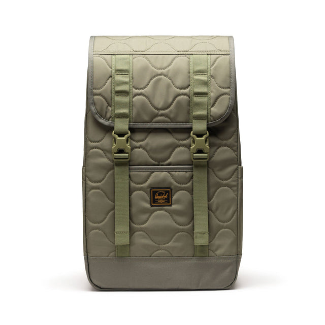 HERSCHEL Quilted Retreat Backpack Loden Green Tonal Backpacks Herschel Supply Company 
