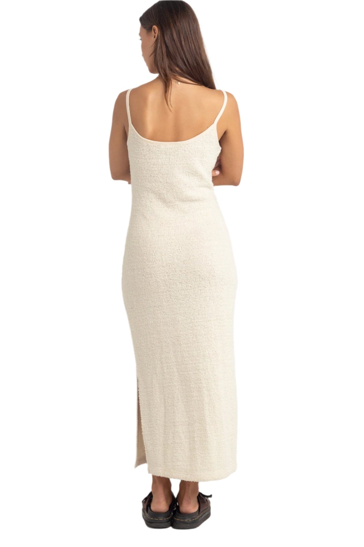 RHYTHM Women's Sofia Boucle Midi Dress Cream Women's Dresses Rhythm 