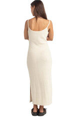 RHYTHM Women's Sofia Boucle Midi Dress Cream Women's Dresses Rhythm 
