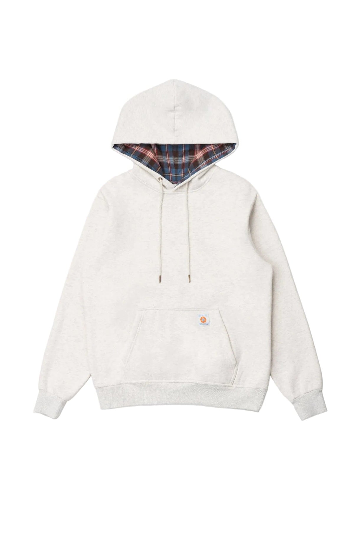 RHYTHM Flannel Fleece Pullover Hoodie Ecru Men's Pullover Hoodies Rhythm 