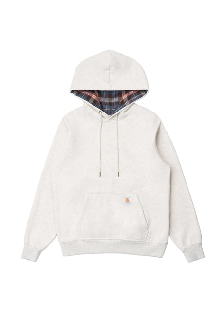 RHYTHM Flannel Fleece Pullover Hoodie Ecru Men's Pullover Hoodies Rhythm 