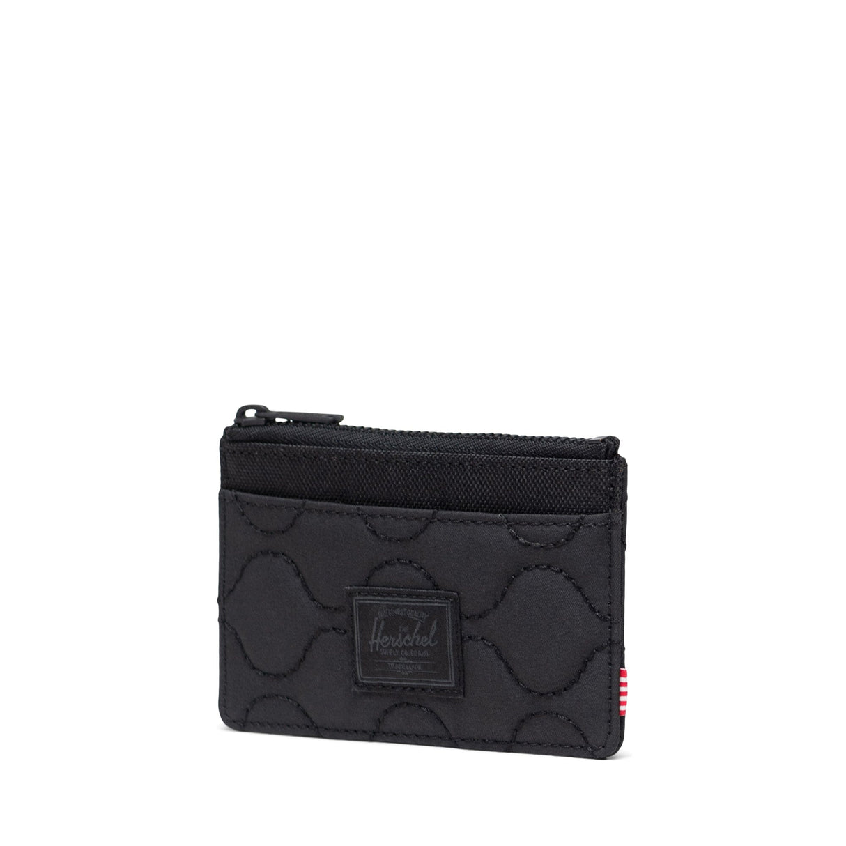 HERSCHEL Oscar Quilted Capsule Cardholder Black Men's Wallets Herschel Supply Company 