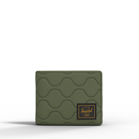 HERSCHEL Quilted Roy Wallet Loden Green Tonal Men's Wallets Herschel Supply Company 