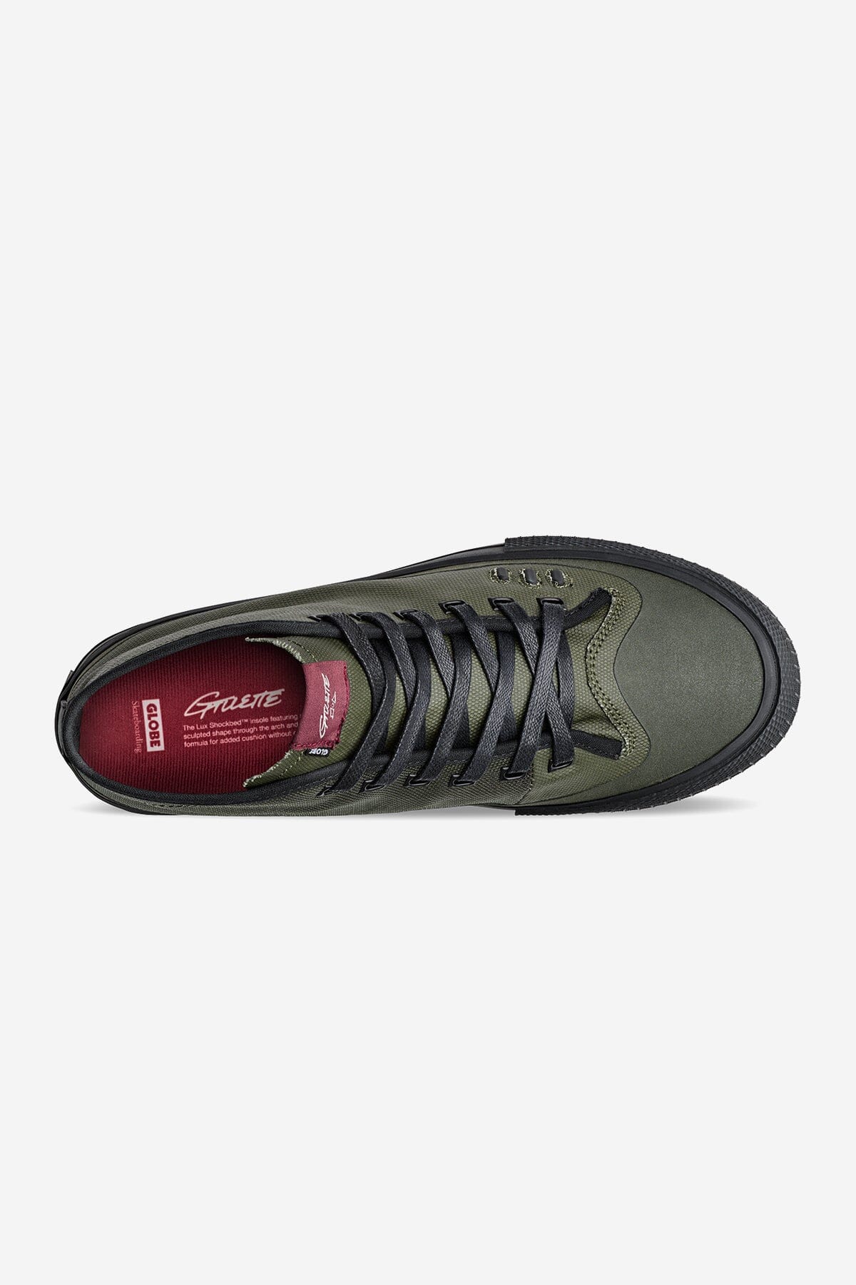 GLOBE Gillette Mid Shoes Dark Olive/Black Men's Skate Shoes Globe 