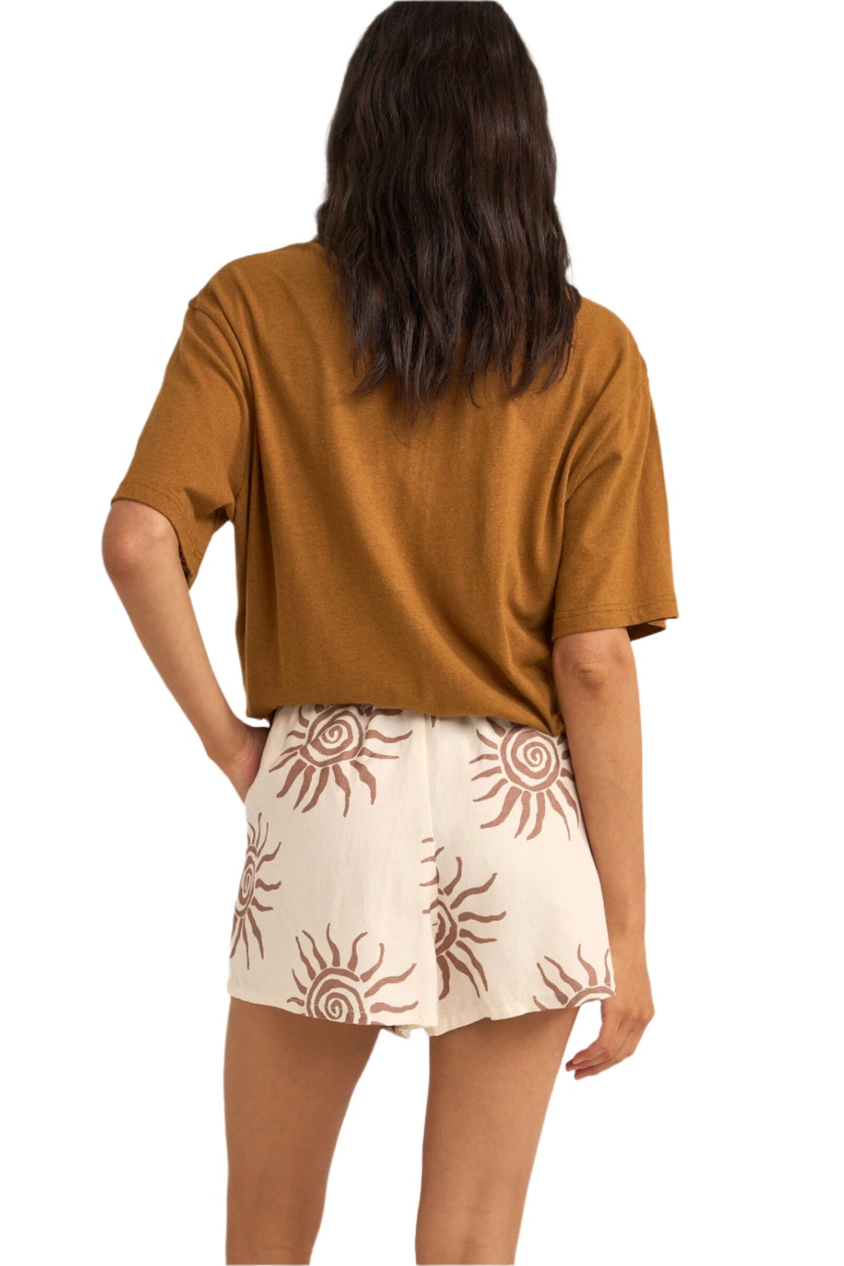 RHYTHM Women's Seafarer Shorts Brown Women's Shorts Rhythm 