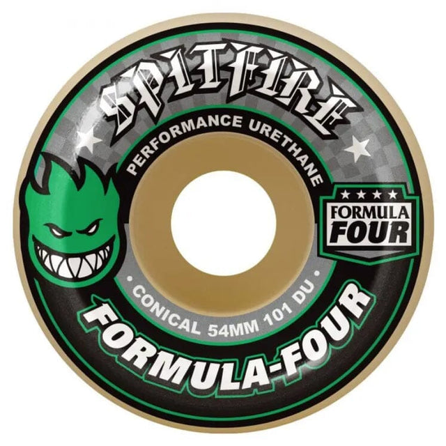 SPITFIRE Formula Four Conical 101D 53mm Skateboard Wheels Skateboard Wheels Spitfire 