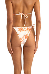 RHYTHM Women's Sanctuary Floral Tie Side Hi Cut Bikini Bottom White Women's Bikini Bottoms Rhythm 