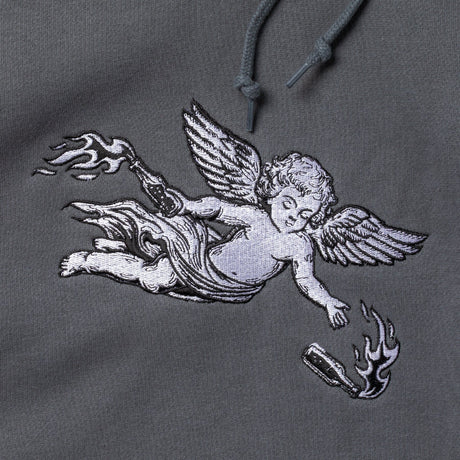 SPITFIRE Molotov Angel Pullover Hoodie Charcoal Men's Pullover Hoodies Spitfire 