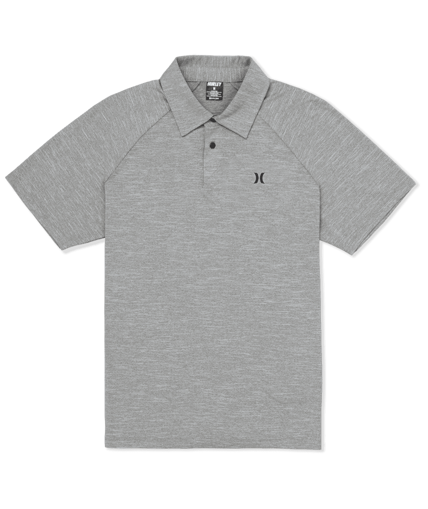 HURLEY H2O Dri Outback Polo Stone Grey Men's Polos Hurley 
