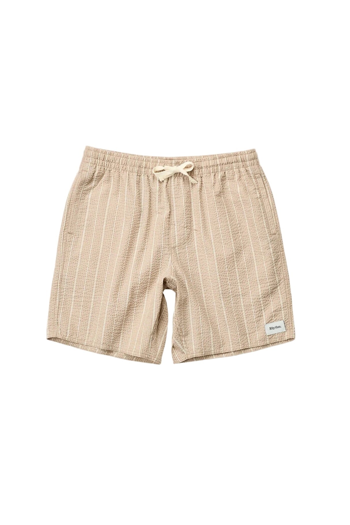 RHYTHM Seersucker Stripe Jam Shorts Cedar Men's Walkshorts Rhythm 