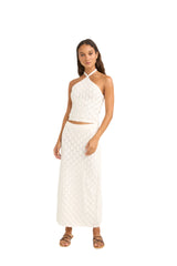 RHYTHM Women's Daisy Knit Skirt Ivory Women's Skirts Rhythm 