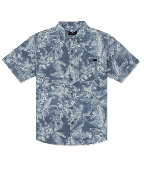 HURLEY Newport Stretch Short Sleeve Button Up Monsoon Men's Short Sleeve Button Up Shirts Hurley 