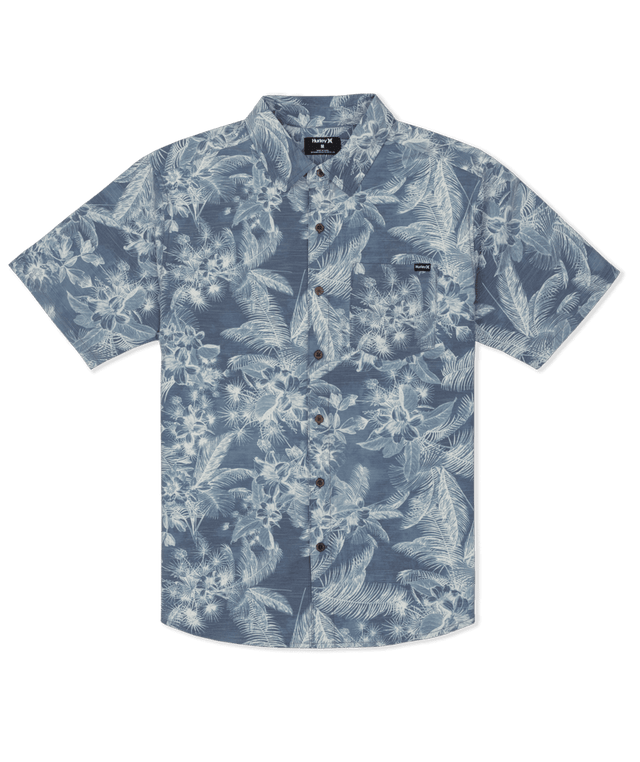 HURLEY Newport Stretch Short Sleeve Button Up Monsoon Men's Short Sleeve Button Up Shirts Hurley 