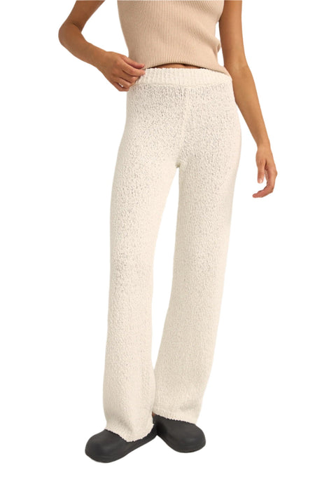RHYTHM Women's Adele Knit Pant White Women's Pants Rhythm 