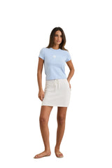 RHYTHM Women's Holiday Everyday T-Shirt Sky Women's Short Sleeve T-Shirts Rhythm 