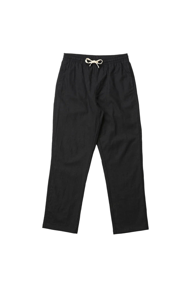RHYTHM Linen Jam Pants Black Men's Pants Rhythm 